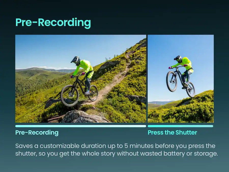 Xtra Sphra360 Action Camera,8K Panoramic Video,Waterproof,105GB Built-in Storage