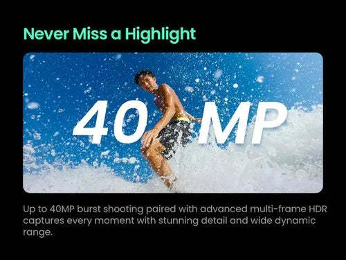 Xtra Edge Pro Action Camera,4K Vlogging Camera Waterproof,Night View,1/1.3''Sens