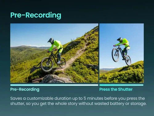Xtra Sphra360 Action Camera,8K Volgging Camera,Waterproof,Panoramic Video,105GB