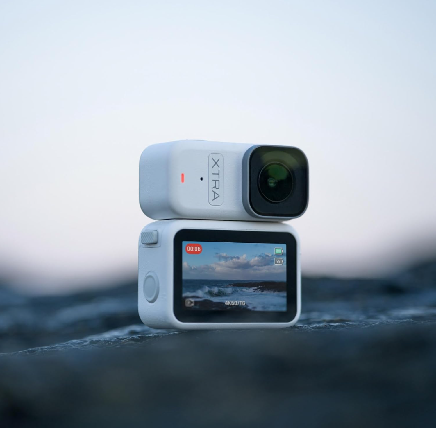 Xtra Atto Wearable 4K Action Camera (128GB) Buil in Stabilization - New Sealed