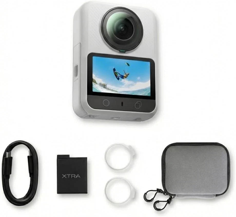 Xtra Sphra360 Action Camera,8K Volgging Camera,Waterproof,Panoramic Video,105GB