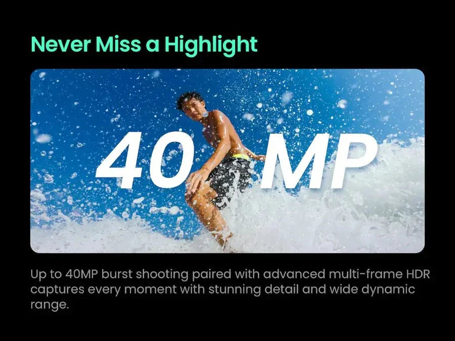 Xtra Edge Pro Action Camera,4K Vlogging Camera Waterproof,Night View,1/1.3''Sens