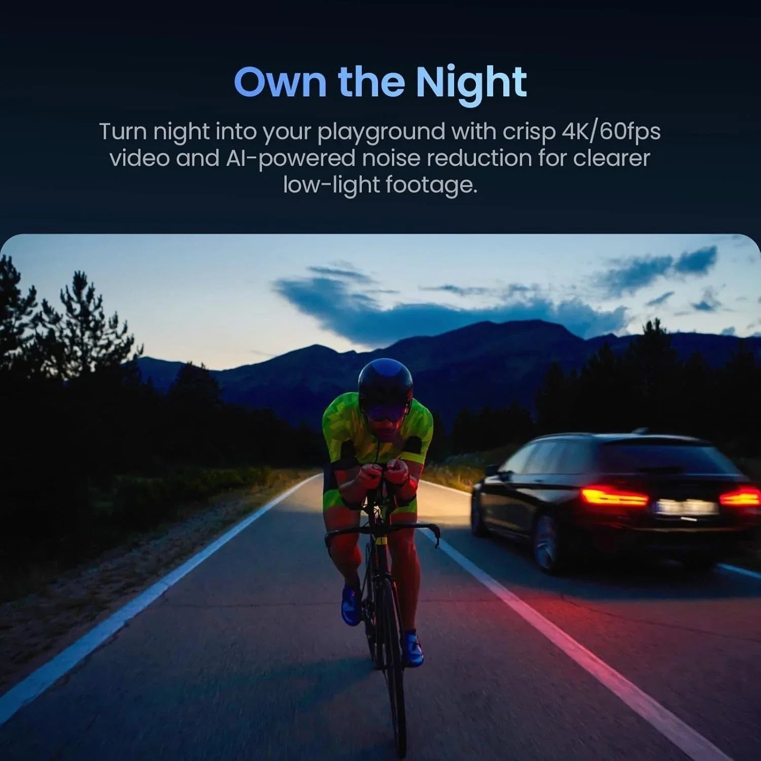 Xtra Edge Pro Action Camera,4K Vlogging Camera Waterproof,Night View,1/1.3''Sens